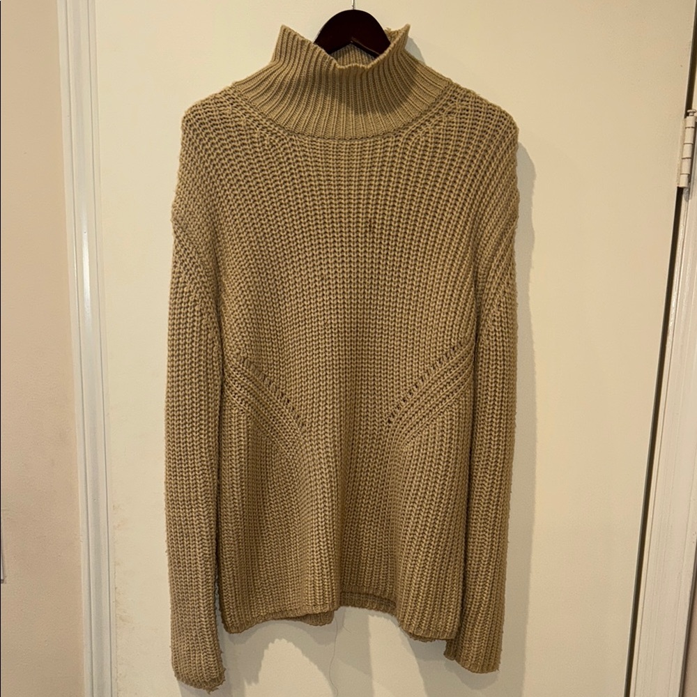 Carmar Tan Turtleneck Sweater